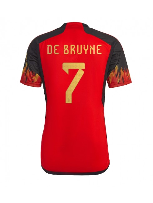 Billige Belgia Kevin De Bruyne #7 Hjemmedrakt VM 2022 Kortermet